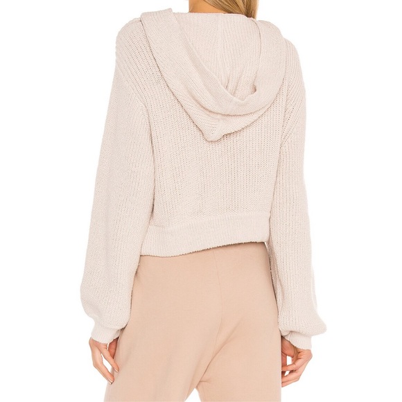 NWT WEEKEND STORIES HILARY KNIT HOODIE IN NATURAL SIZE XXS - Picture 4 of 7